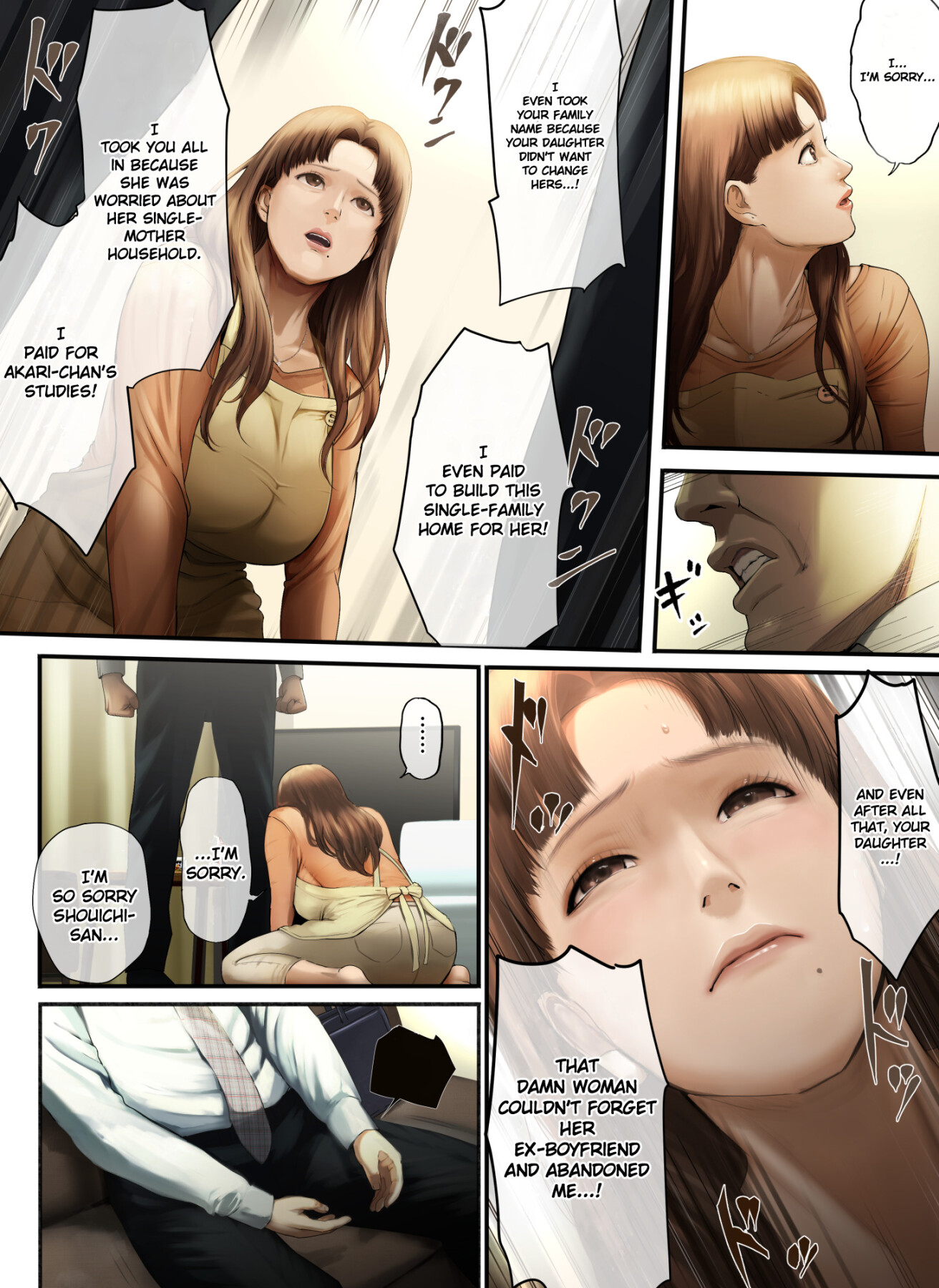 Hentai Manga Comic-My Wife Left Me Because I was -Read-9